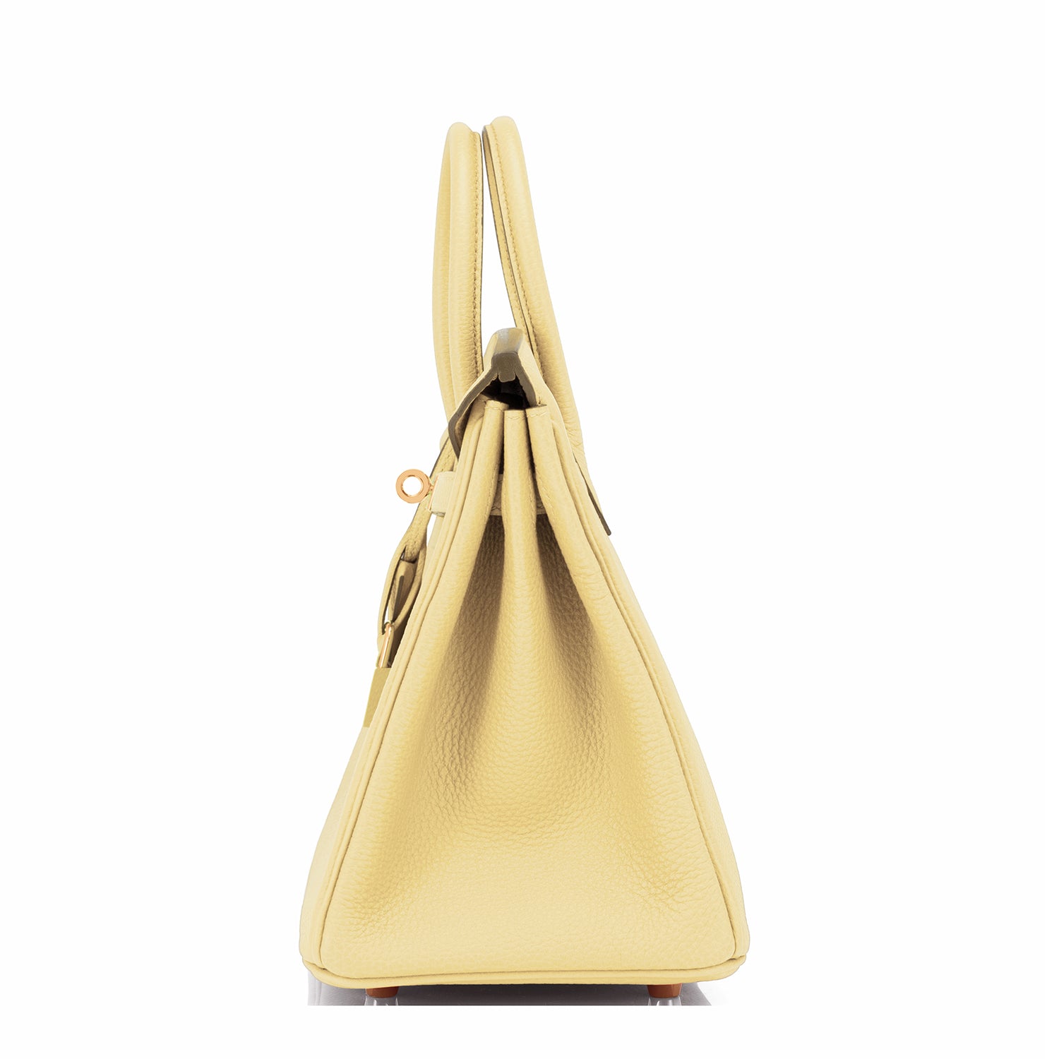 Hermès - Authenticated Birkin 25 Handbag - Leather Yellow Plain for Women, Never Worn