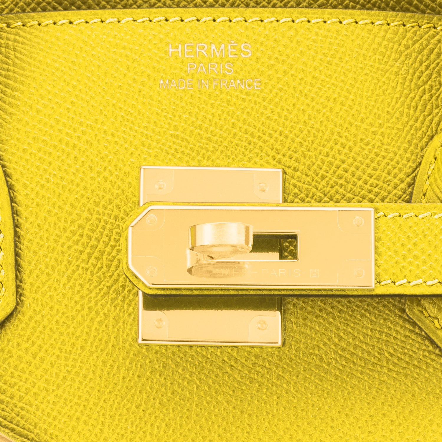 Hermes Birkin 30 Lime Yellow Epsom Leather Gold Hardware 2020 For Sale at  1stDibs