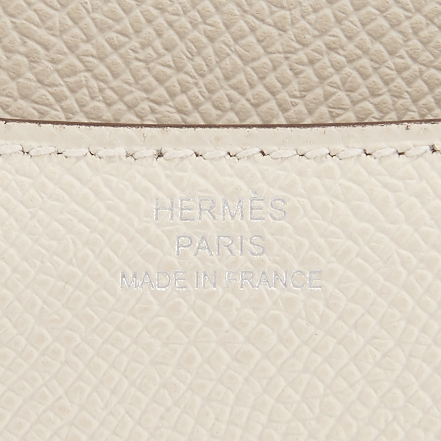 Hermes Nata Off White Epsom Constance 18cm Craie Shoulder Bag - Chicjoy