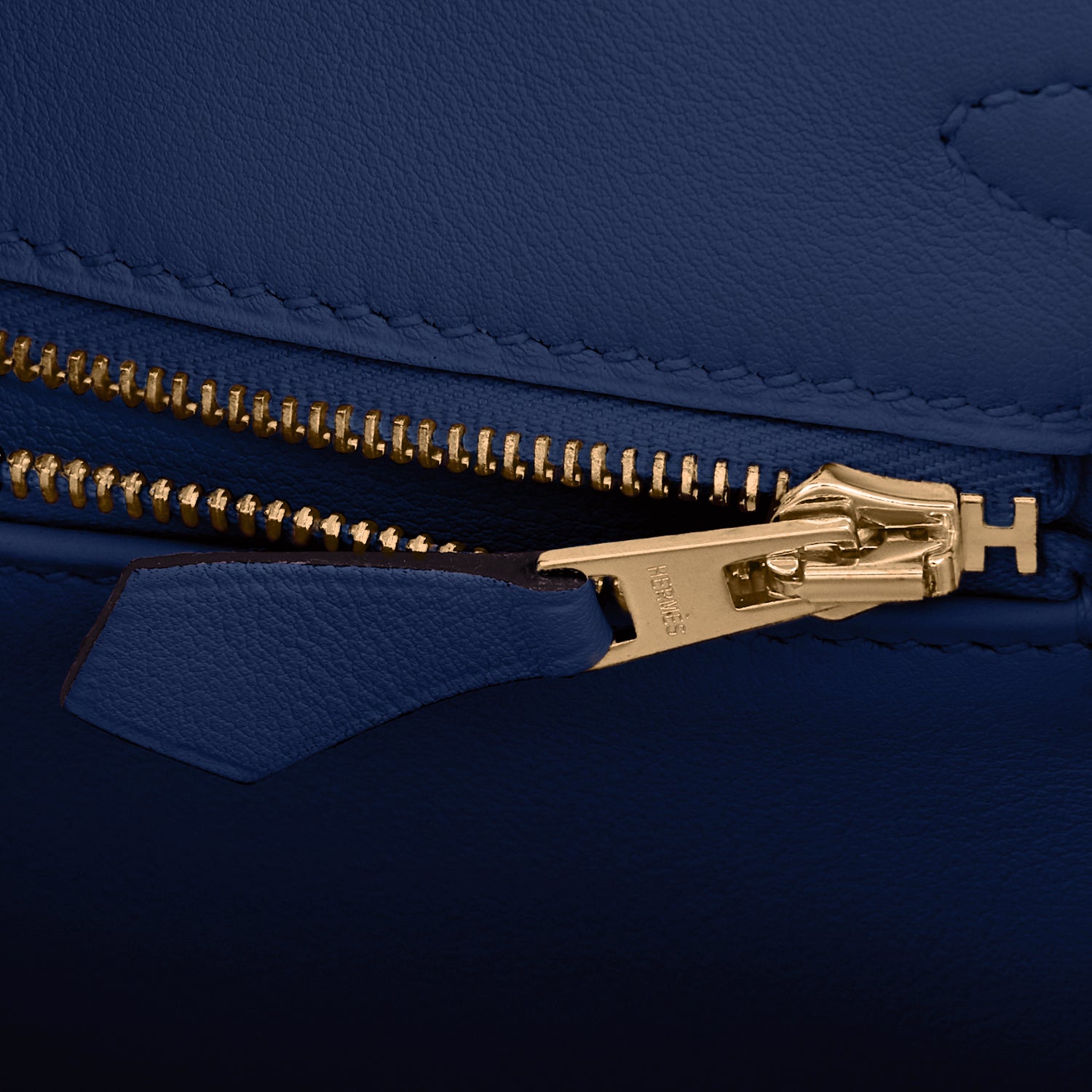 Hermes Birkin 25 Navy Blue Bag Gold Hardware Z Stamp, 2021 - Chicjoy