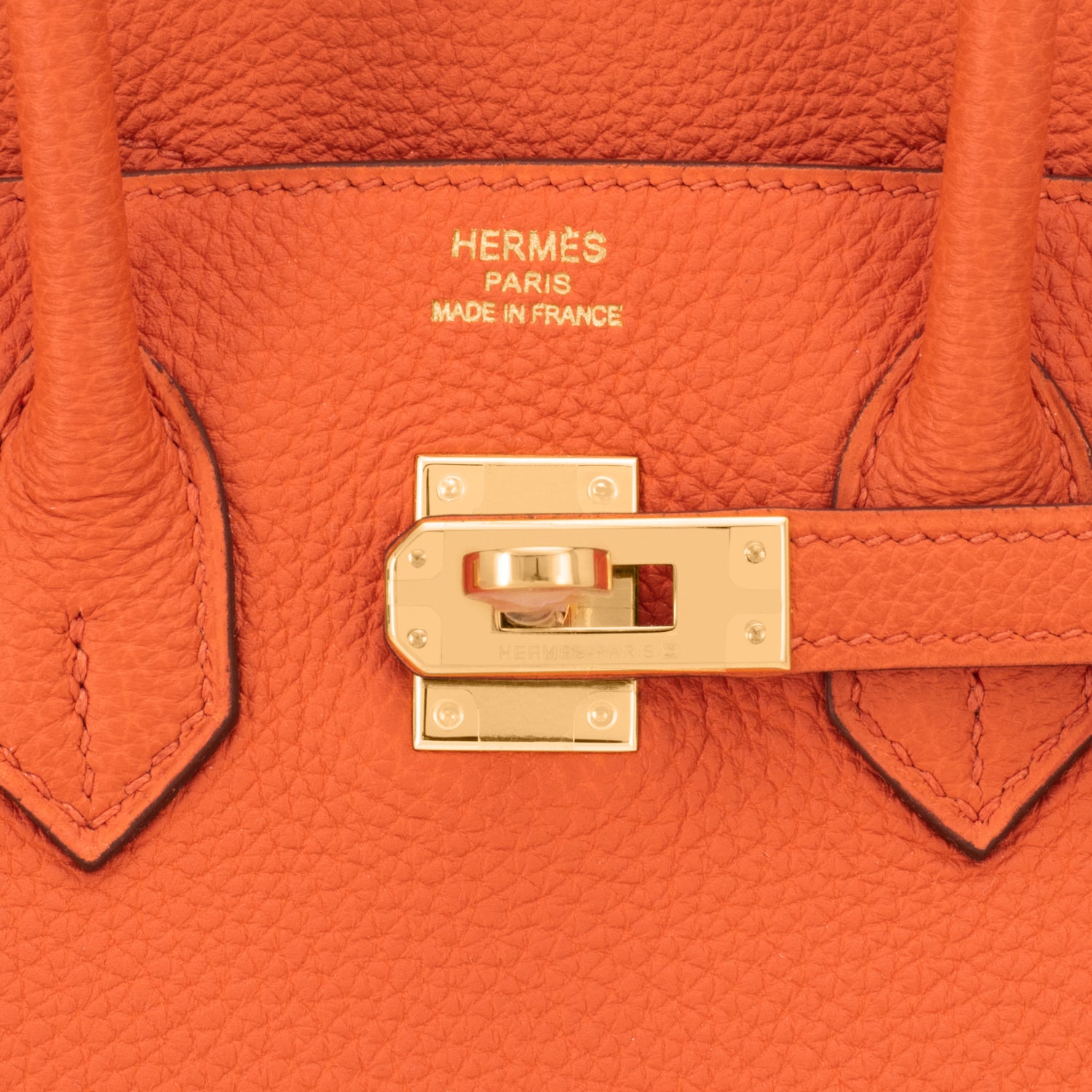 Hermes Birkin Bag 25cm Rouge H Togo Gold Hardware