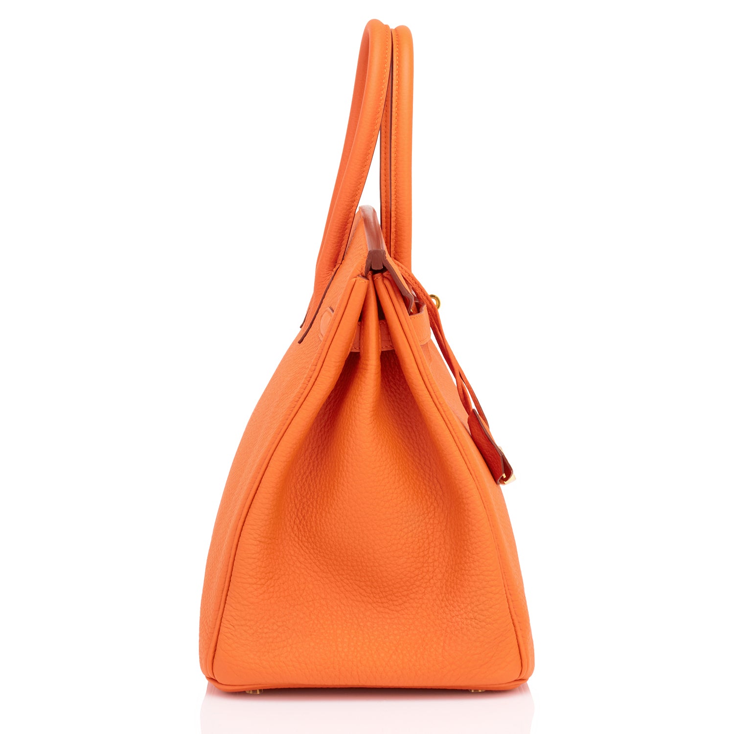 Hermes Birkin 35 Bag Feu Orange Togo Gold Hardware – Mightychic