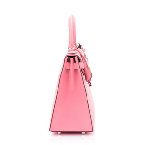 Hermes Kelly 28cm Rose Confetti Pink Sellier Shoulder Bag