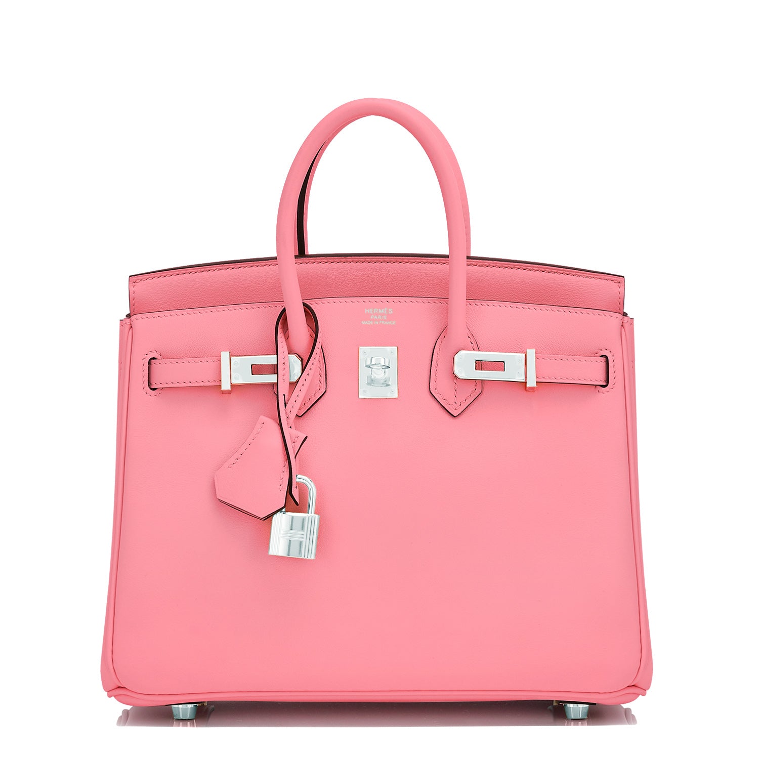 Hermes Birkin 25 in Rose D'été  How stunning is this shade of Hermès Pink?!💕Our  premium member of the week is @orange.lux.coco - WANT her Rose D'été #b25?  Click WANT IT, and