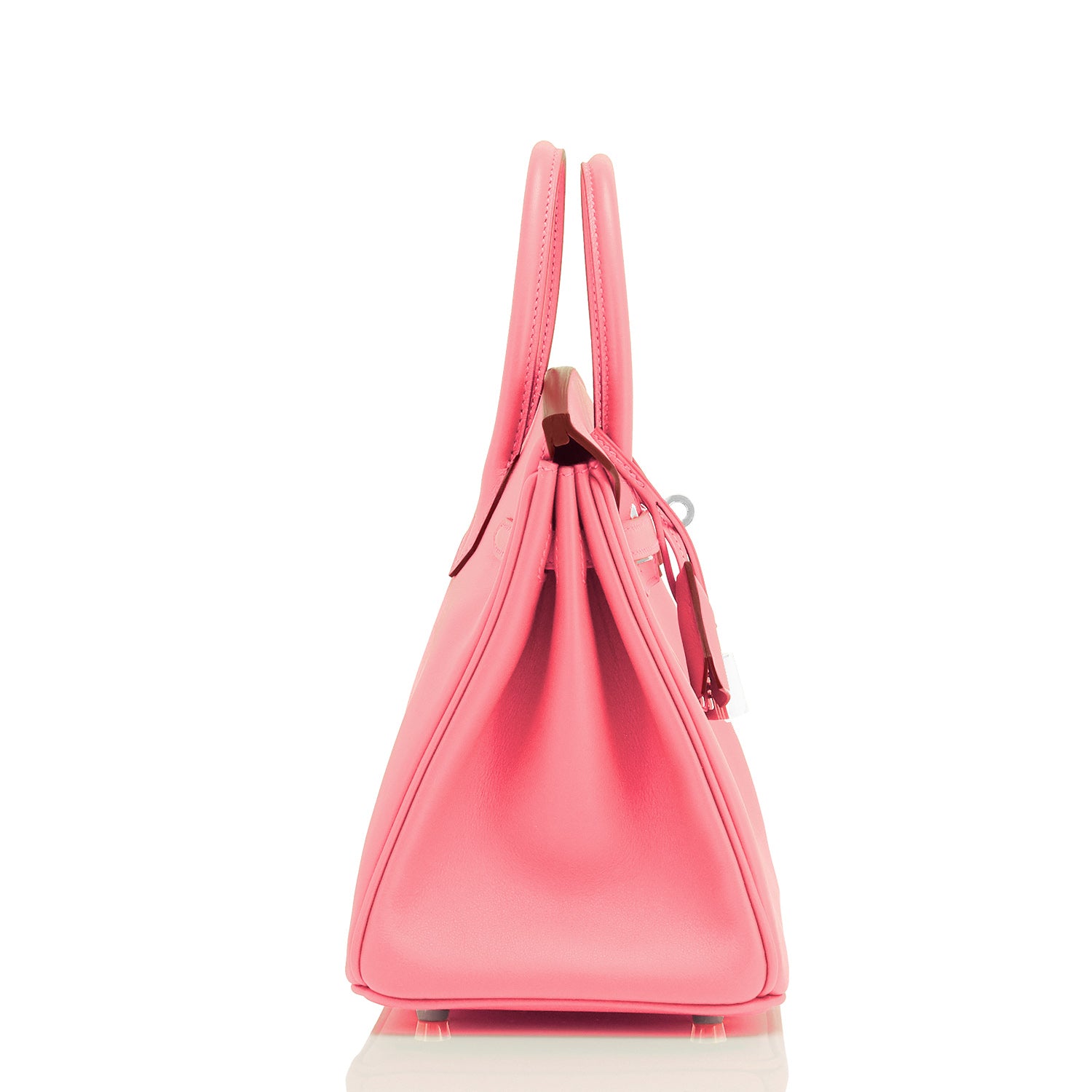Hermes Birkin Handbag Rose Dragée Swift with Palladium Hardware 25