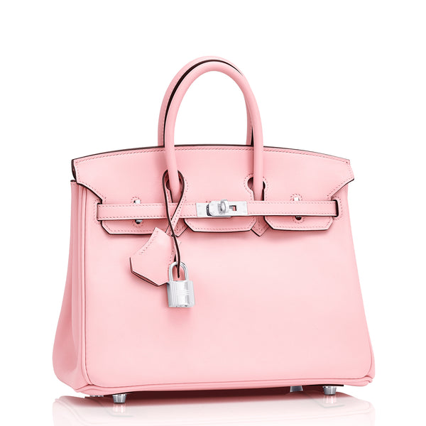 Hermes Craie Rose Gold Birkin 25 Grail Off White Z Stamp, 2021