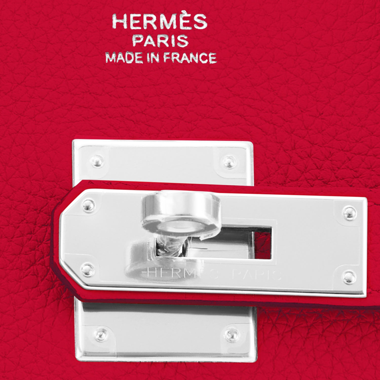 Hermes Birkin Verso bag 25 Rouge casaque/ Rouge H Togo leather Silver  hardware