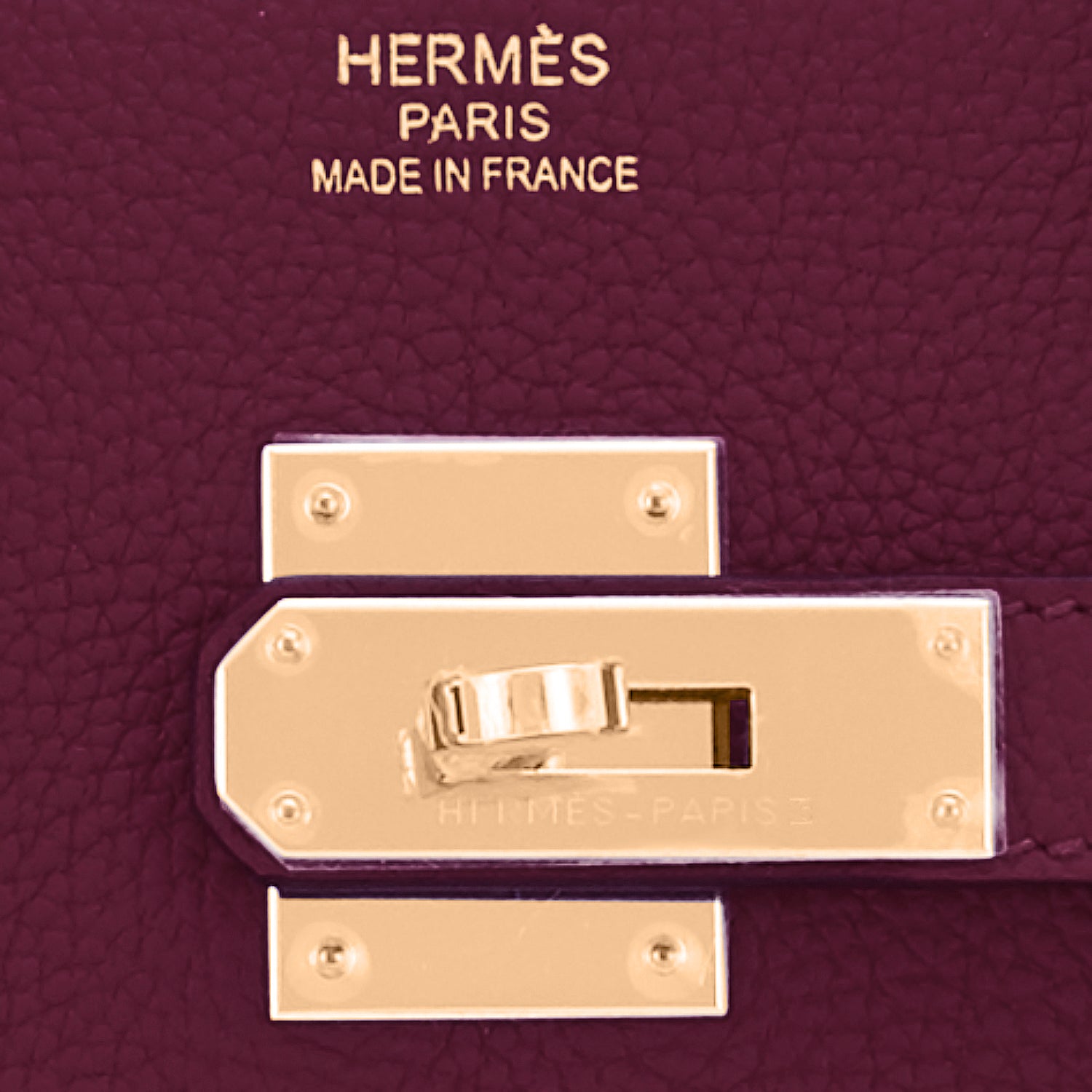 Hermes Rouge H Birkin 35 Togo Gold Hardware - Chicjoy