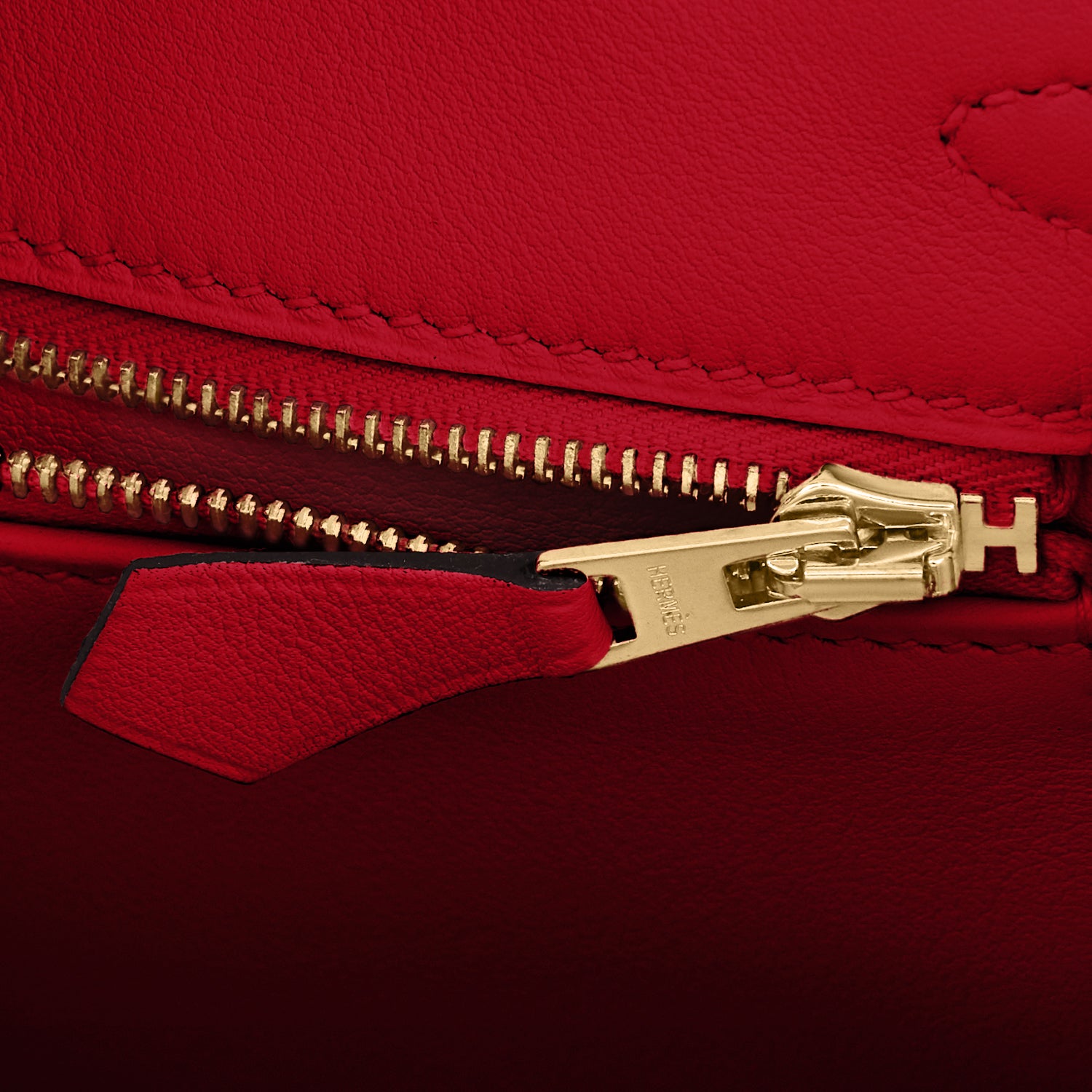 Hermes Birkin 25cm Rouge Piment Swift Red Gold Hardware - Chicjoy