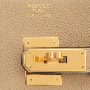 Hermes Trench 35cm Birkin Togo Gold Hardware