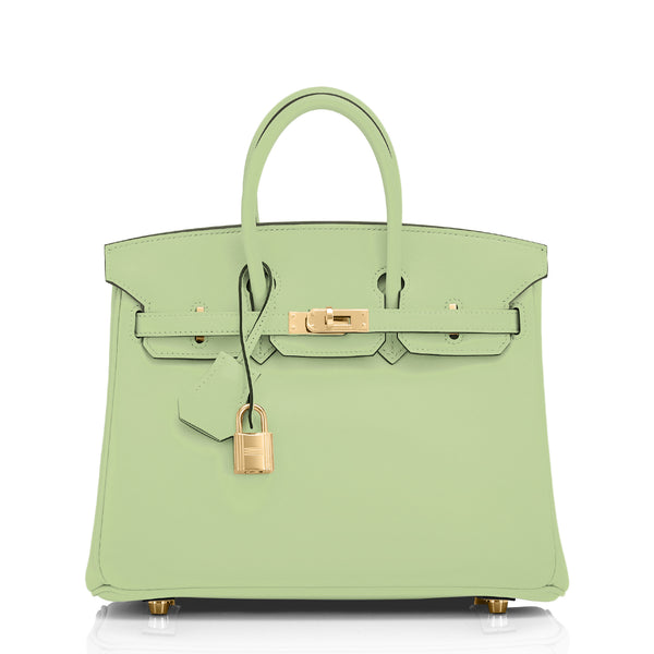 Hermes Birkin 25 Vert Criquet Chic Green Bag Gold Hardware Y Stamp, 2020 at  1stDibs