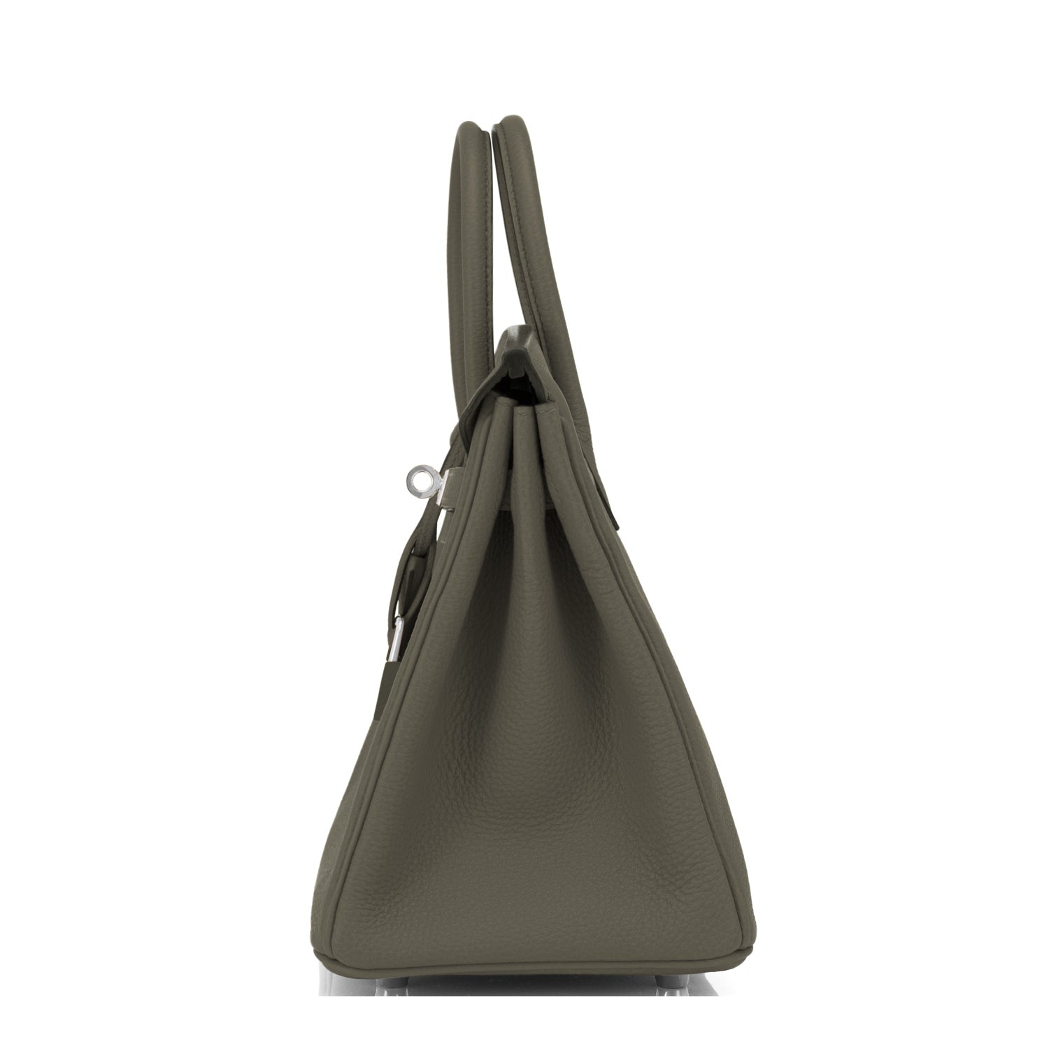Hermes 35cm Vert Olive Togo Leather Birkin Bag with Gold Hardware
