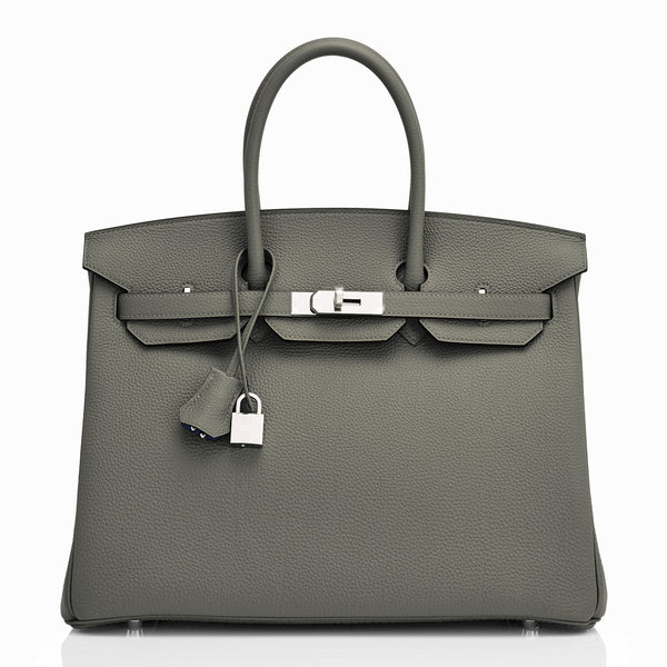 This is birkin 35 Olive green togo silver hardware.I love this fresh color~