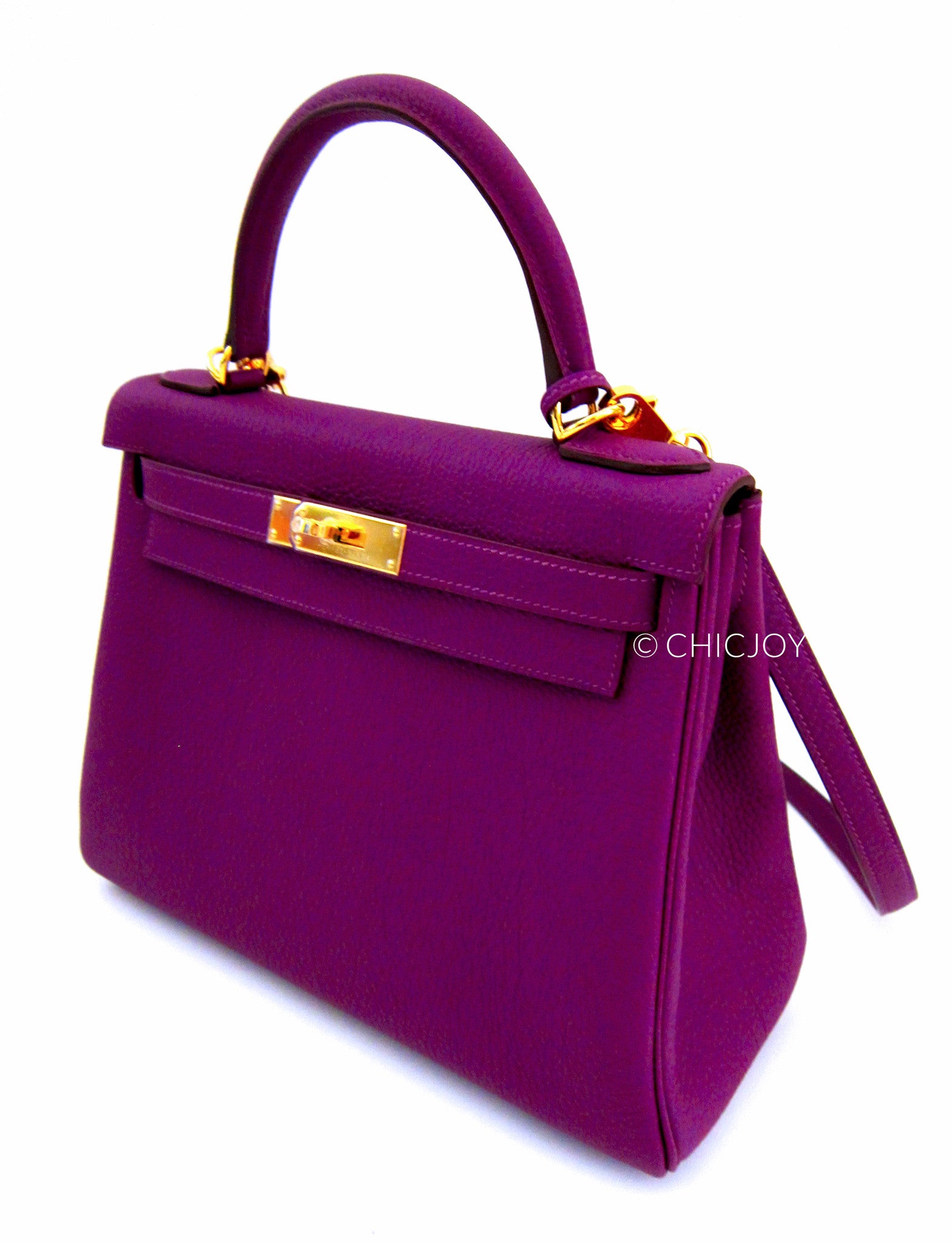 Anemone Kelly 25 Retourne  Togo leather, Shades of purple, Hermes