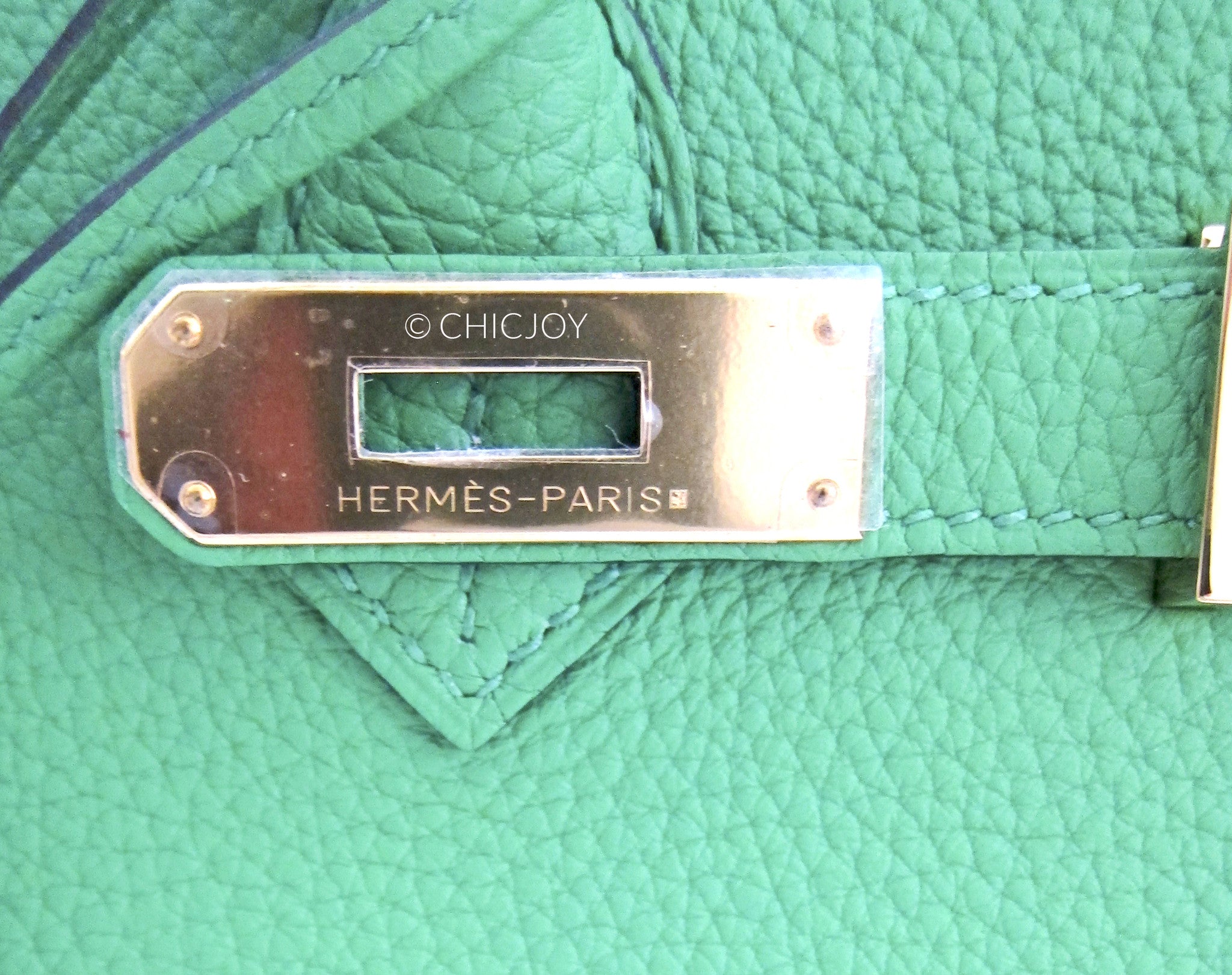 Hermes Birkin Bag 30cm Vert Vertigo Gold Hardware