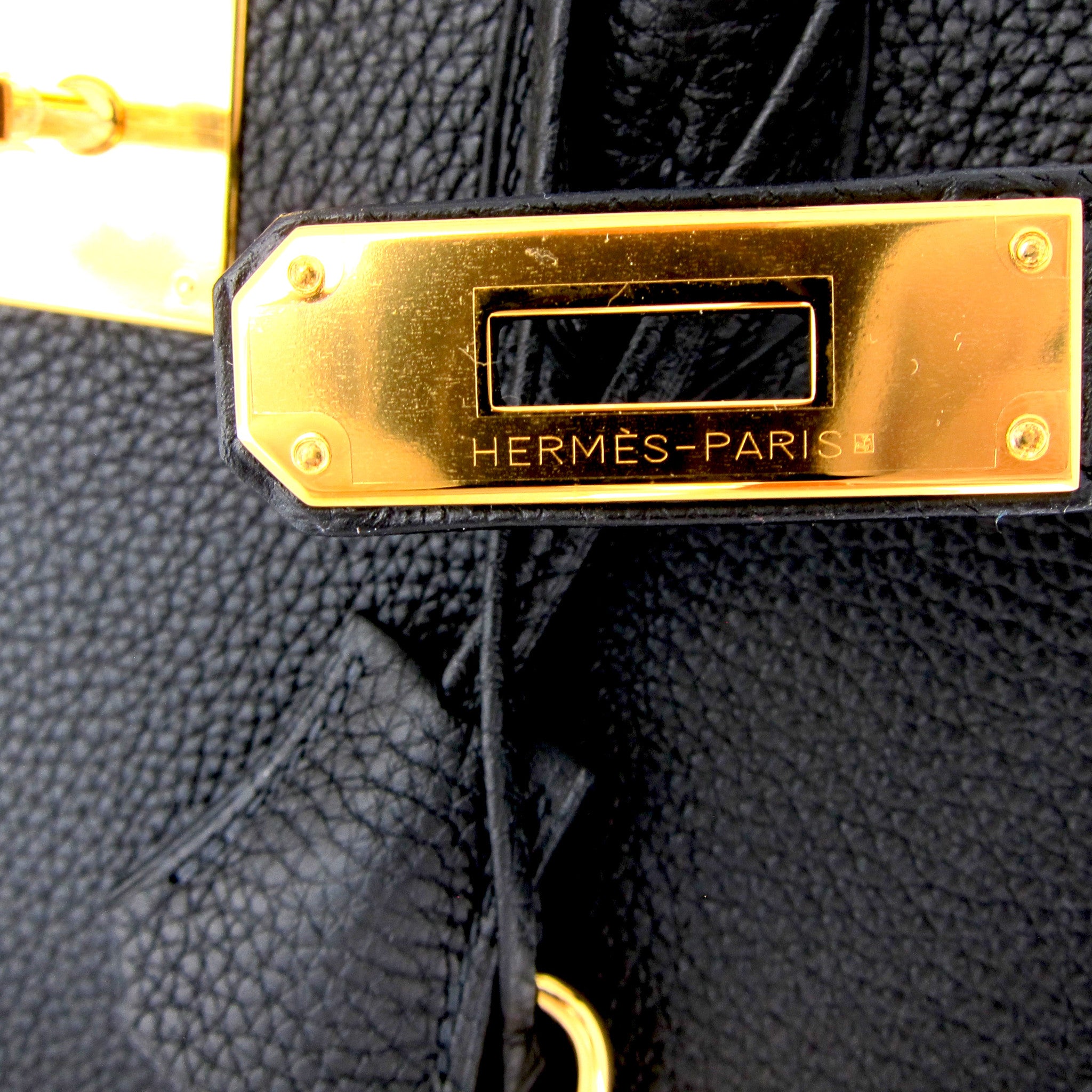 Hermes Black 30cm Birkin Epsom Gold Hardware GHW Satchel Bag Sophistic -  Chicjoy