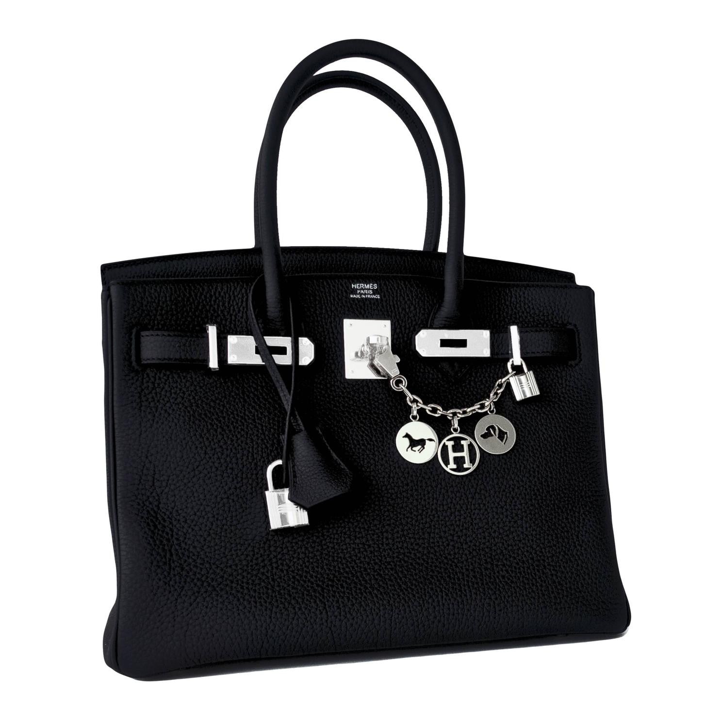Hermes Gris Mouette New Grey 30cm Togo Birkin Bag Palladium So Chic -  Chicjoy