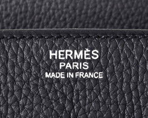 Hermes Black Togo 30cm Birkin Palladium Hardware Leather Bag Chic X Stamp