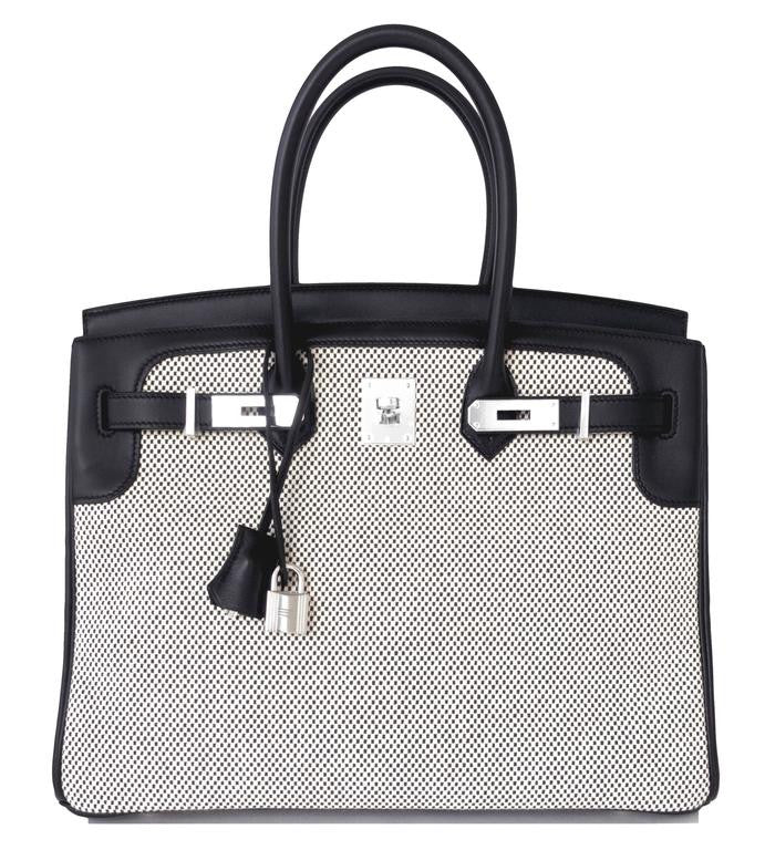 Hermes Graphite 'Birkin 35' Bag