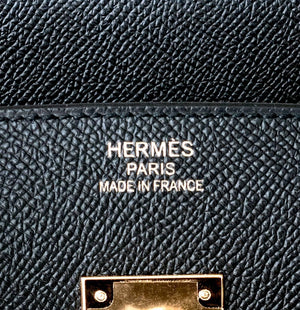 Hermes Black 35cm Birkin Gold Hardware Epsom Bag Power Birkin