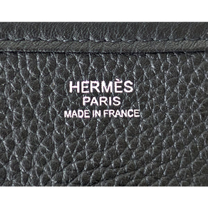 Hermes Black Evelyne PM Cross-Body Messenger Bag Chic