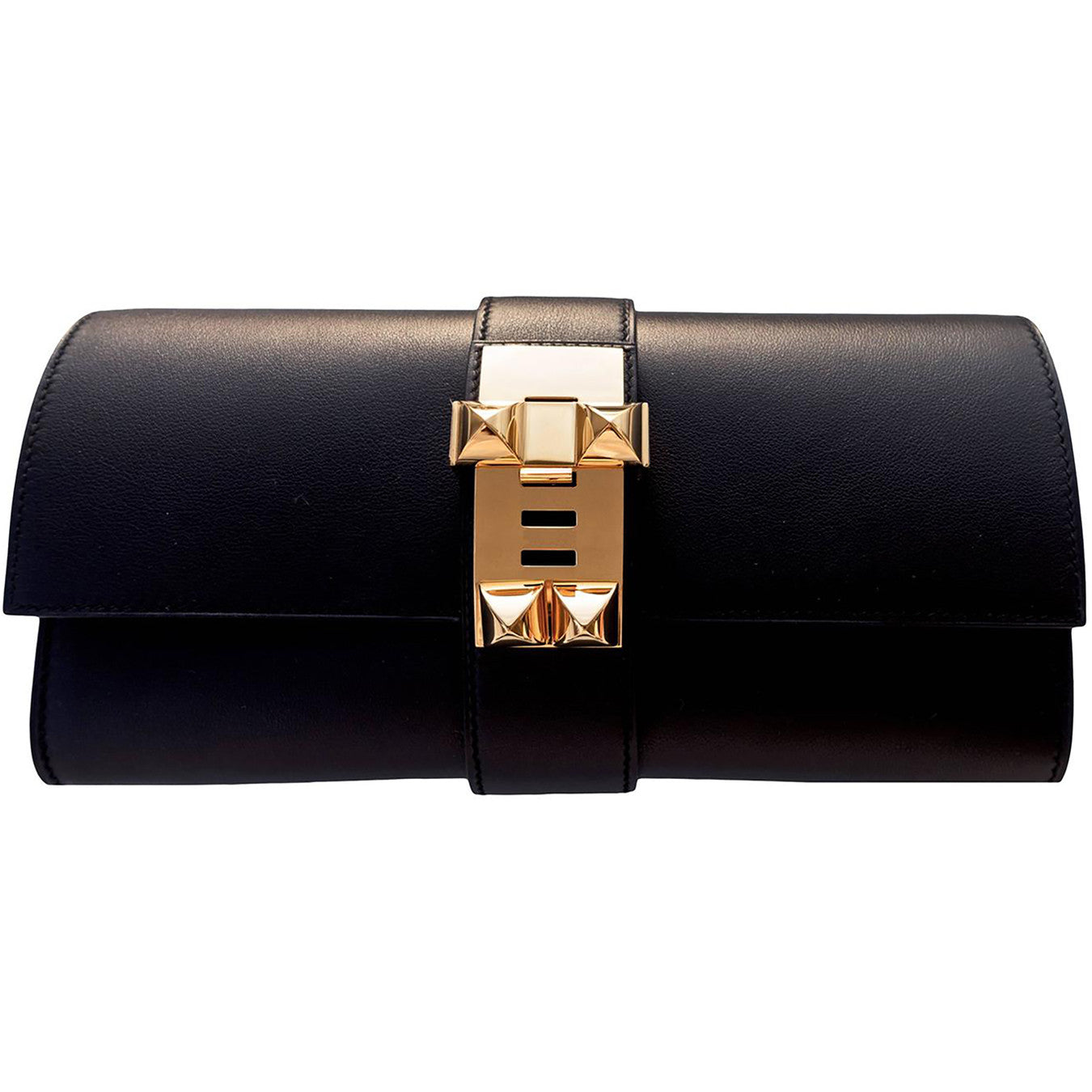 HERMES Clutch Pochette Limited Edition Clemence Leather As New