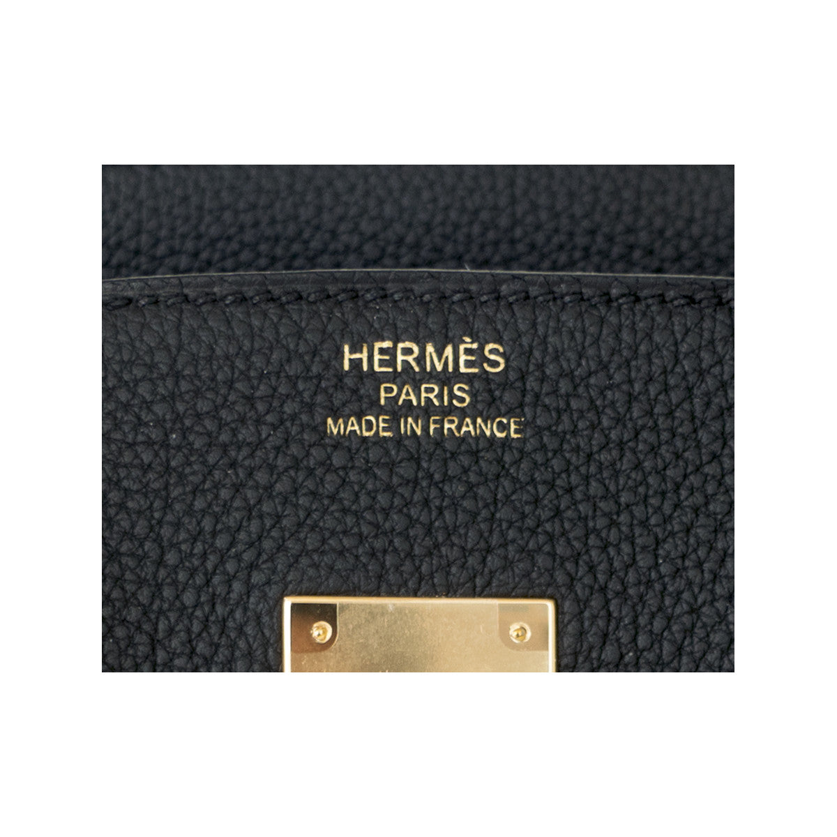 Hermès Birkin 25 Togo Black Gold Hardware U stamp - Luxury Shopping