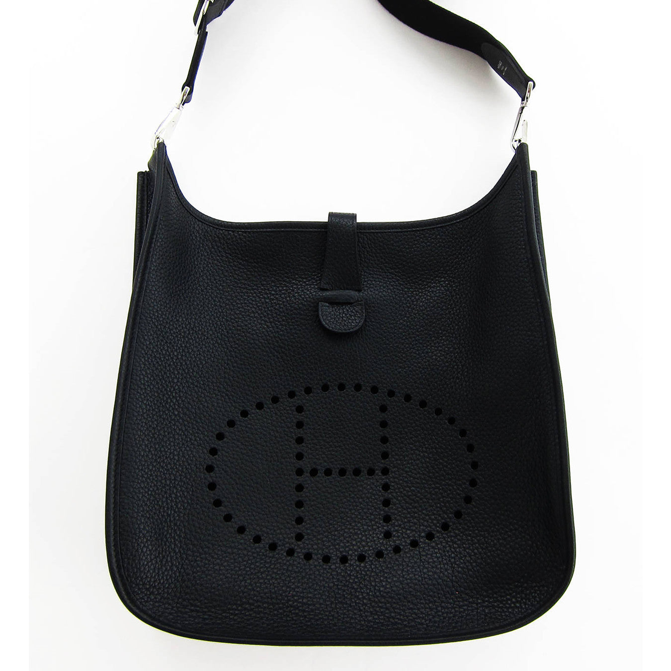 Hermes Black Evelyne Unisex GM Clemence Cross Body Messenger Bag Iconi -  Chicjoy