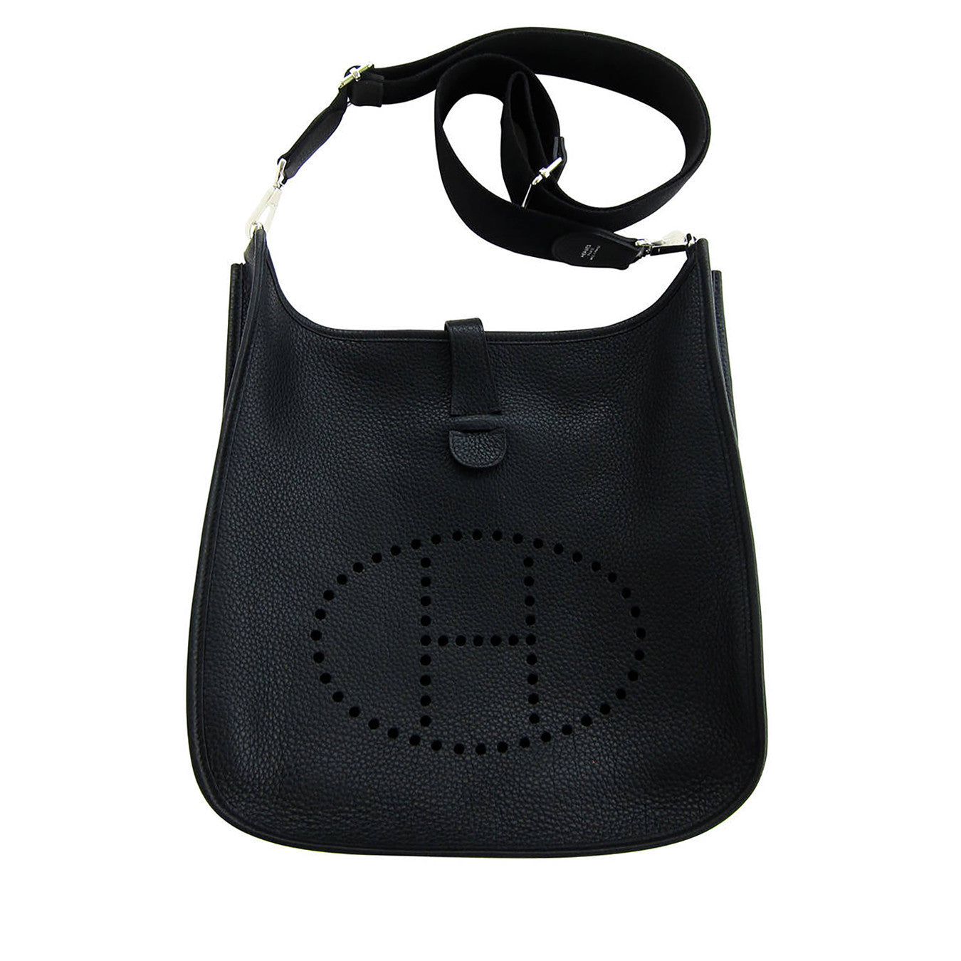Hermes black cross body bag Clearance