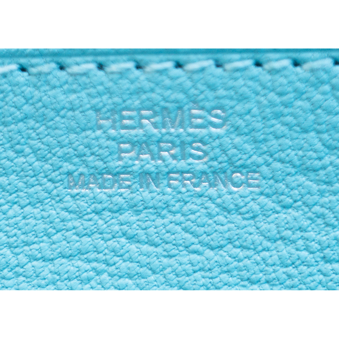 Authentic NEW Hermes Kelly Classic Long Wallet Ghillies Blue Atoll