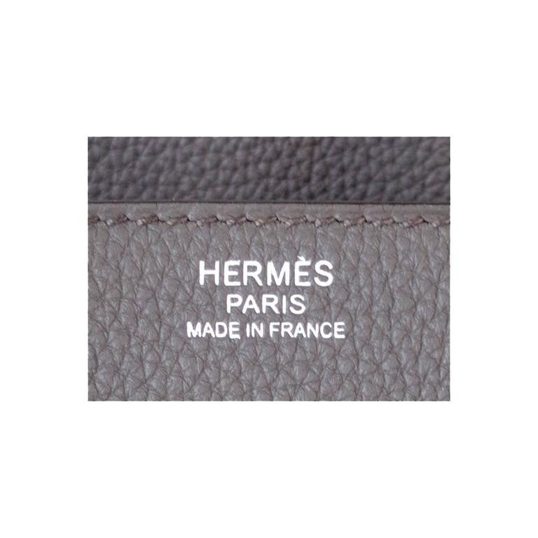Hermes Birkin 25cm Etain Gold Hardware Grey Bag Z Stamp, 2021 - Chicjoy