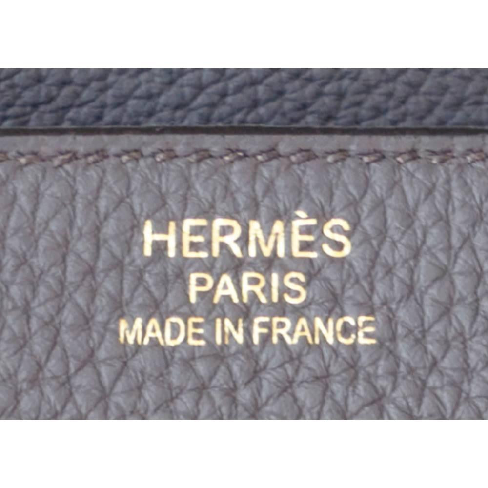 HERMÈS, GRIS ETAIN BIRKIN 35CM TOGO LEATHER WITH GOLD HARDWARE, Handbags  & Accessories, 2020