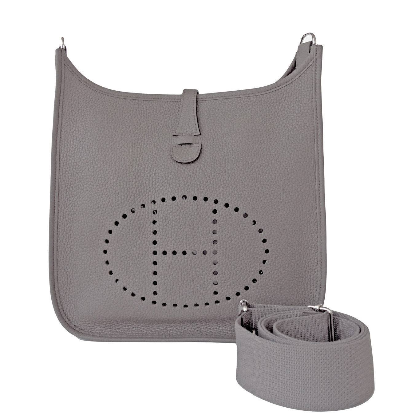 Hermès Herline Cabas Tote - Grey Totes, Handbags - HER364178