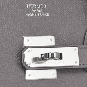 Hermes Etain Birkin 35cm Tin Grey Epsom Palladium Hardware