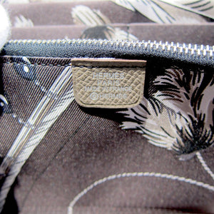 Hermes Etain Brazil Silk-In Epsom Plomb Azap Long Wallet
