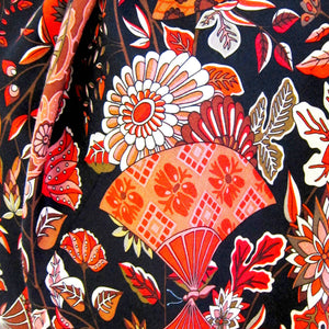 Hermes Fleurs et Papillions de Tissus Cashmere Silk GM Shawl