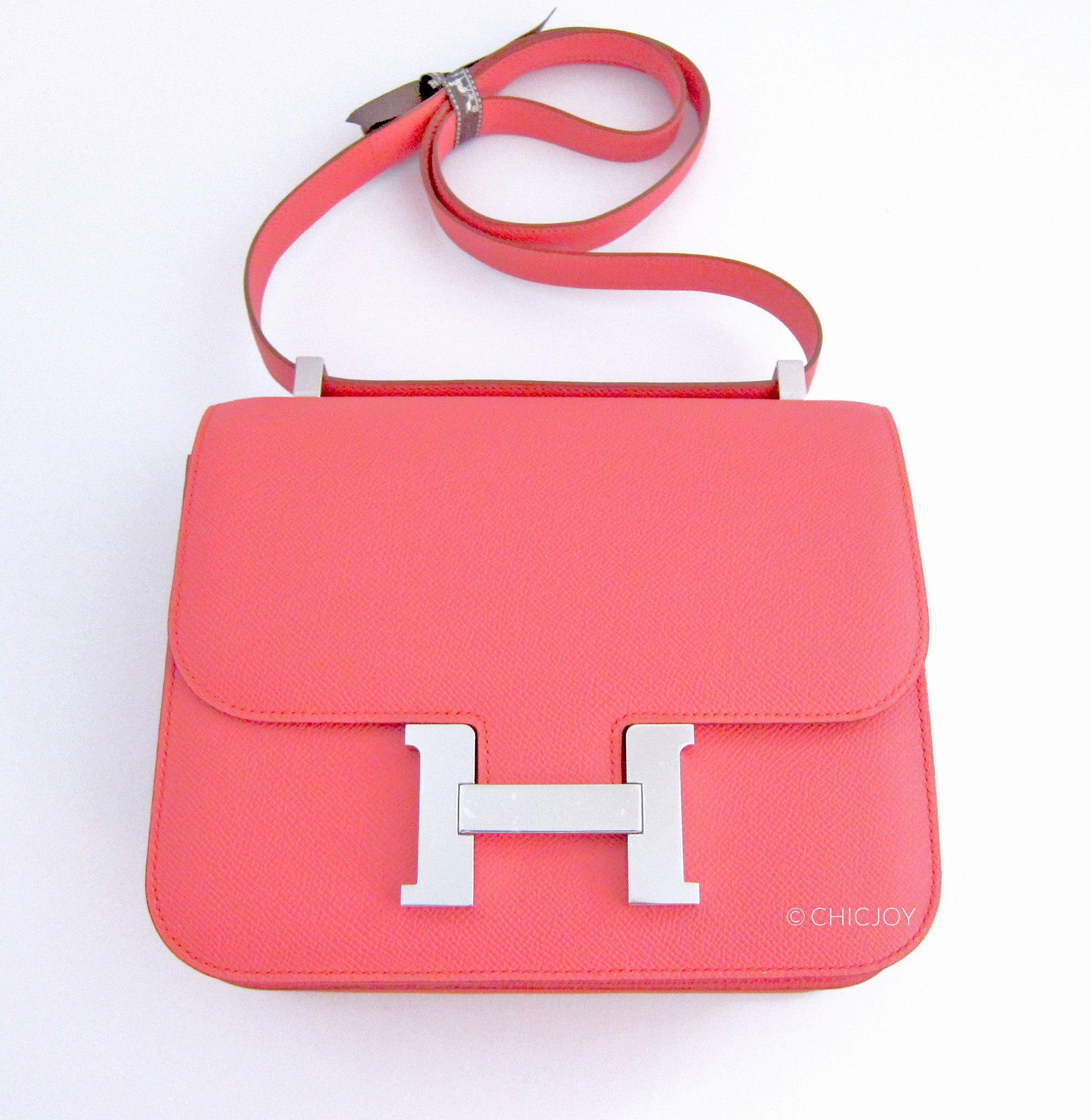 Hermes Mini Kelly 20cm Mauve VIP Epsom Shoulder Bag, U Stamp, 2022 - Chicjoy