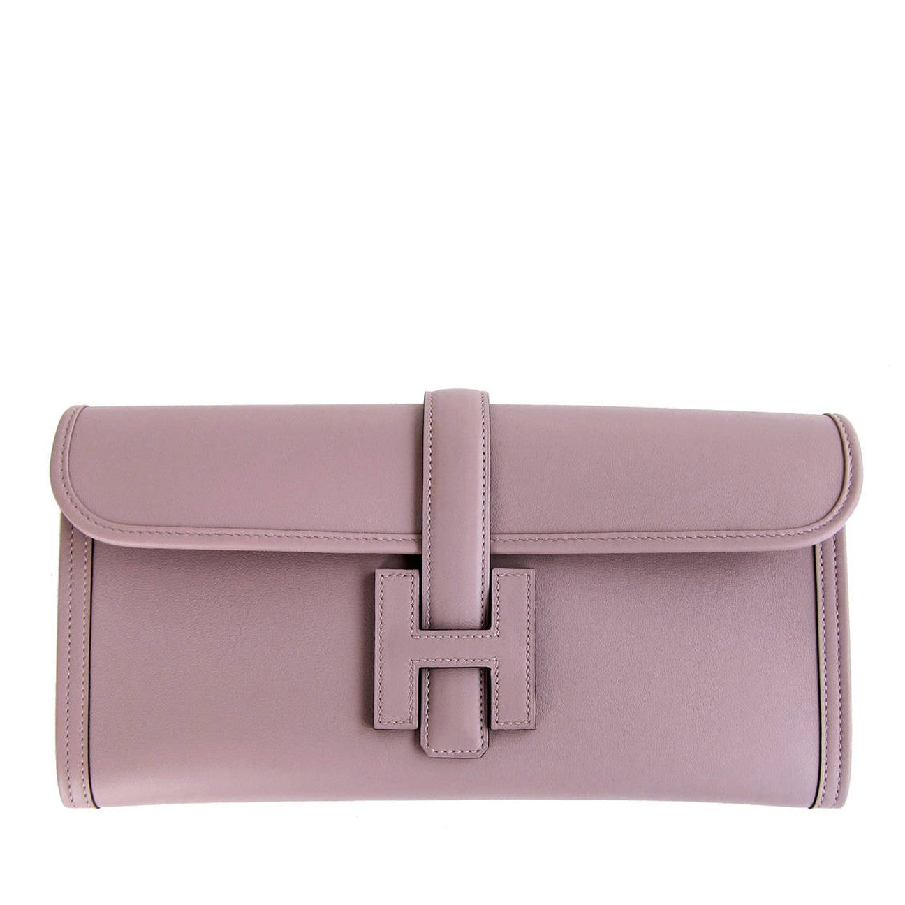 Brand New Hermes Kelly Pochette Bag Mini Swift Glycine