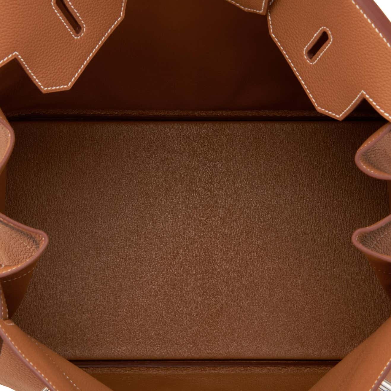 Hermes bag in Original Leather : Hermes Hac Birkin 40 Cm Gold Color Togo  Leather