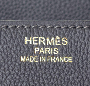 Hermès Birkin 35 Gray Graphite Togo Gold Hardware