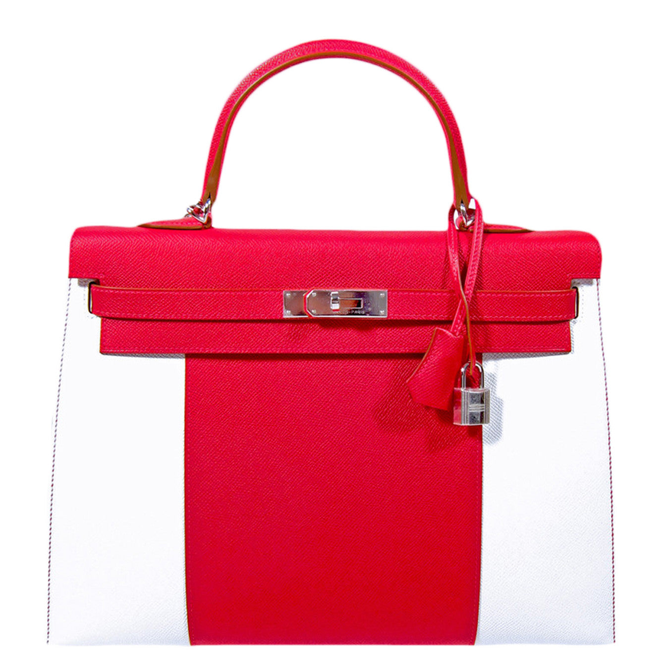 Hermes Kelly 28 Sellier in Rouge Casaque