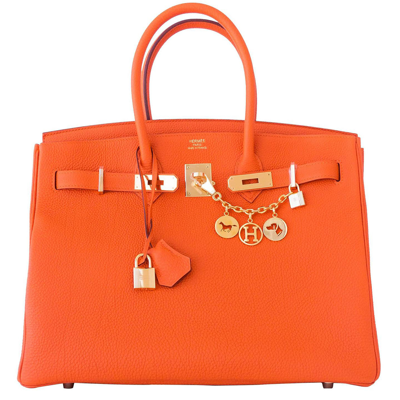HERMES エルメス トートバッグ オレンジ - 4500325E0101 HERMES - 新品同様 エルメス HERMES ガーデンパーティ 30 TPM
