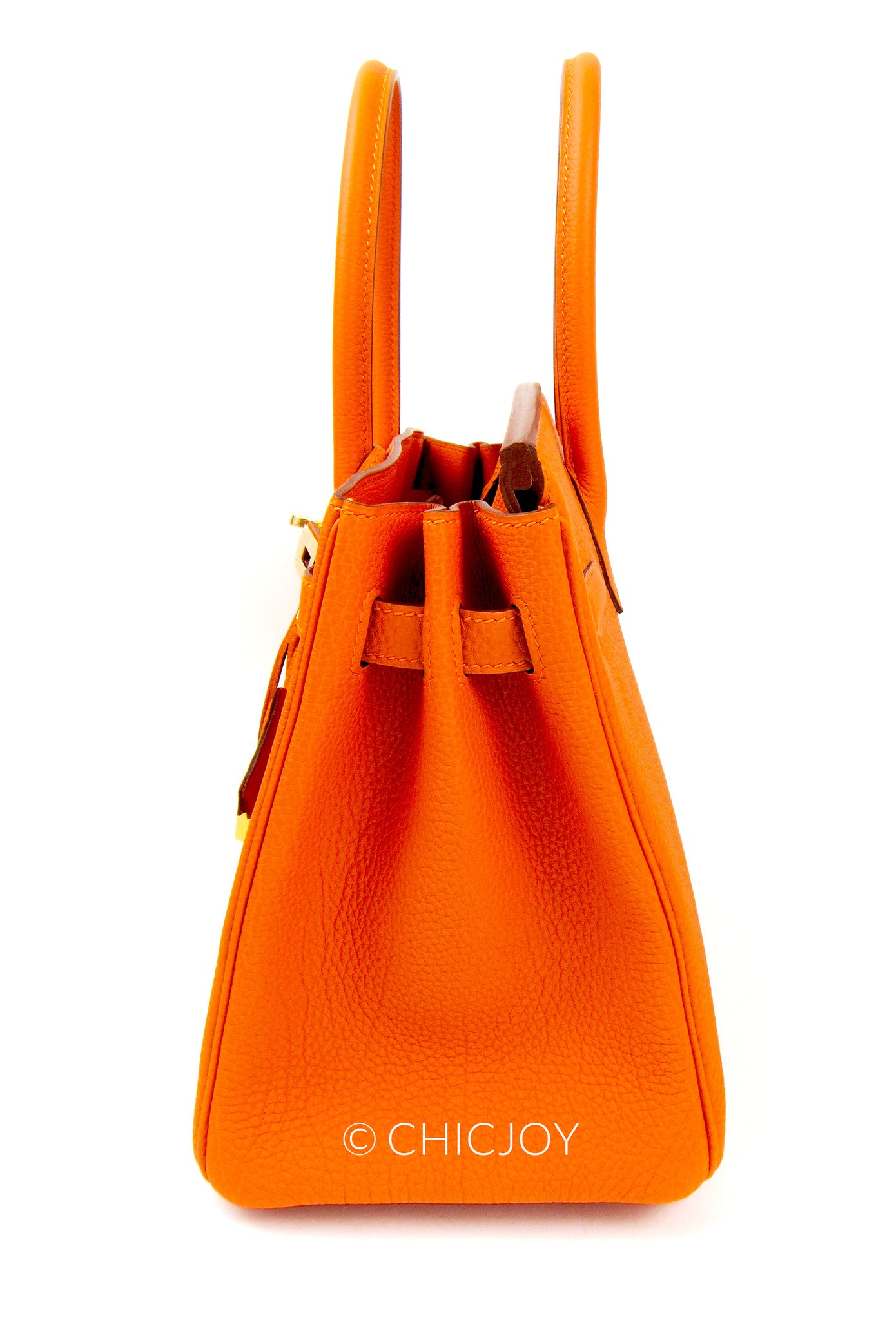 Bright and cheerful Hermès Orange H Birkin 30cm