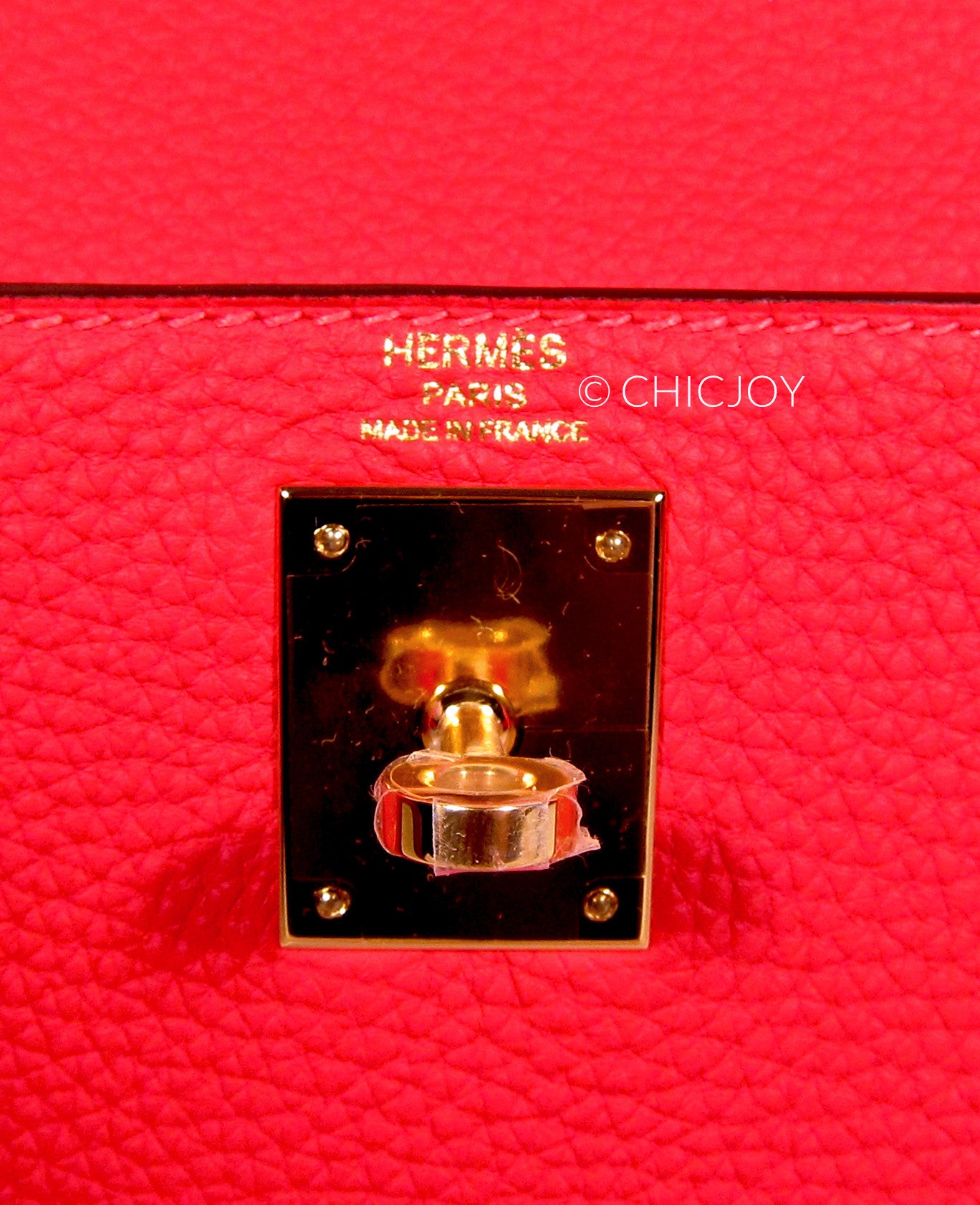 Ladybaggss - Preloved Hermes rouge pivoine ghw. Good price