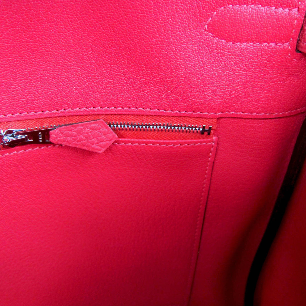 Hermes 42cm Fuchsia Ostrich JPG Shoulder Birkin Bag with Palladium, Lot  #56040