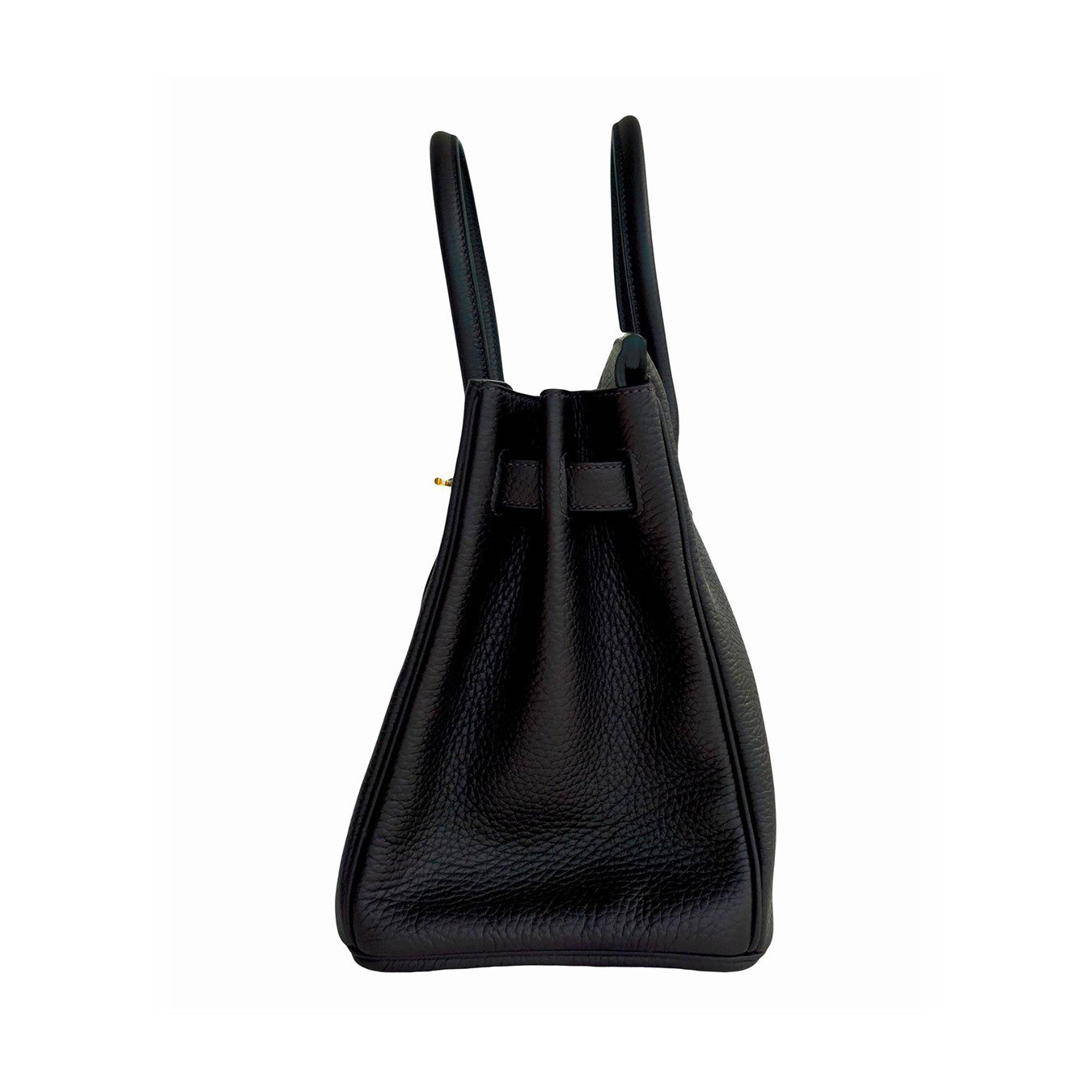 Hermes Birkin 25 Togo Black Gold Hardware - Fashion Handbag