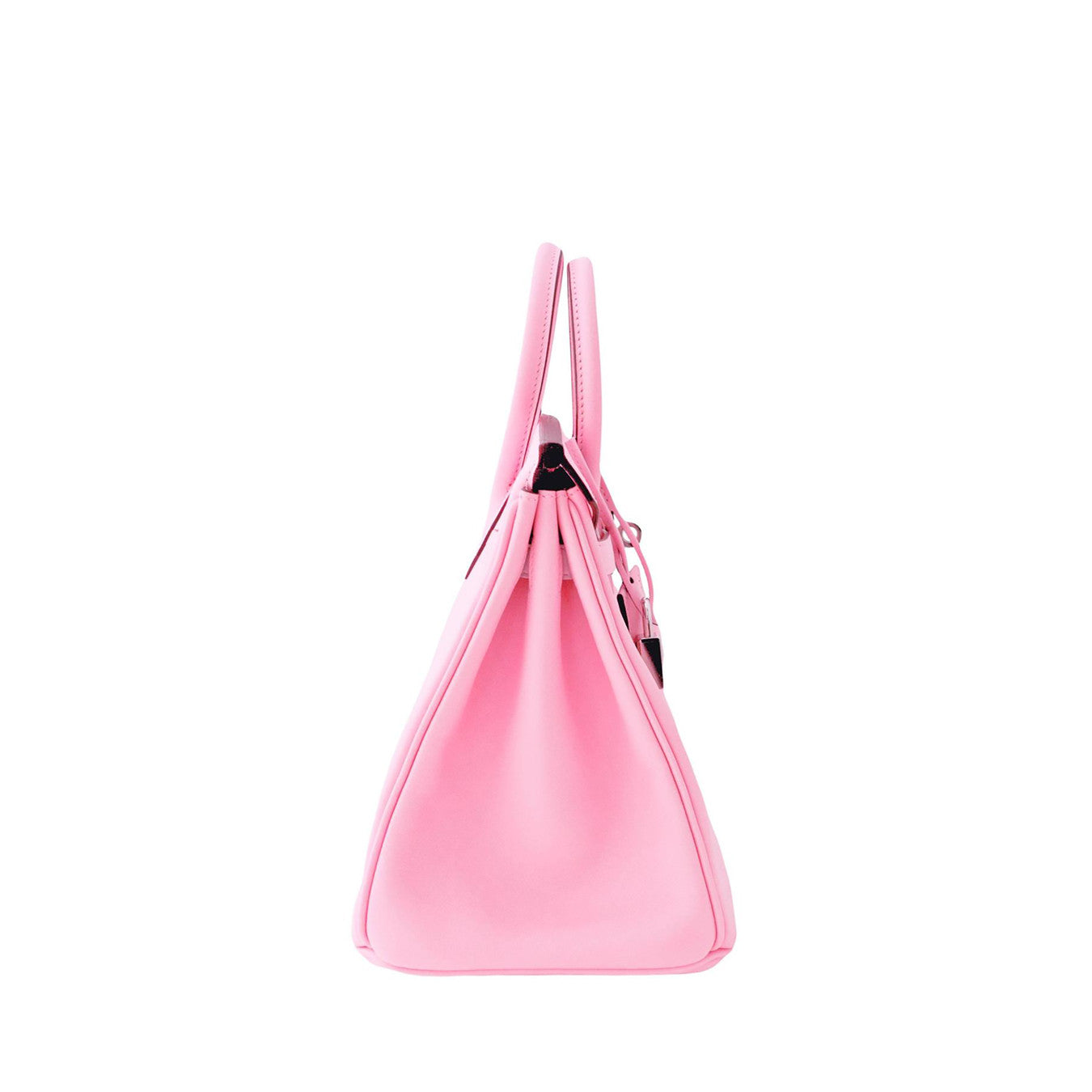Hermes Rose Sakura Pink 25cm Swift Leather Birkin Satchel Bag