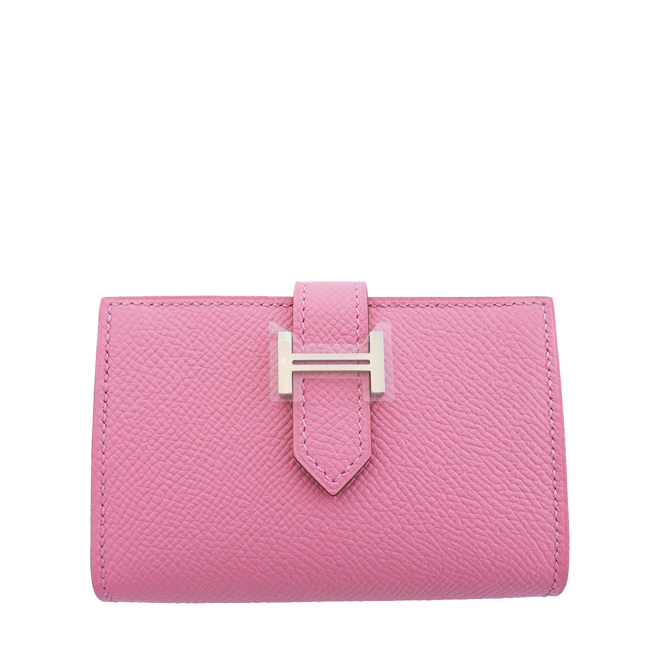 Hermes Rose Confetti Pink Bearn Compact Card-Holder Wallet Case Perfec -  Chicjoy