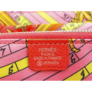 Hermes Rose Jaipur Astrologie Nouvelle Silk-In Wallet