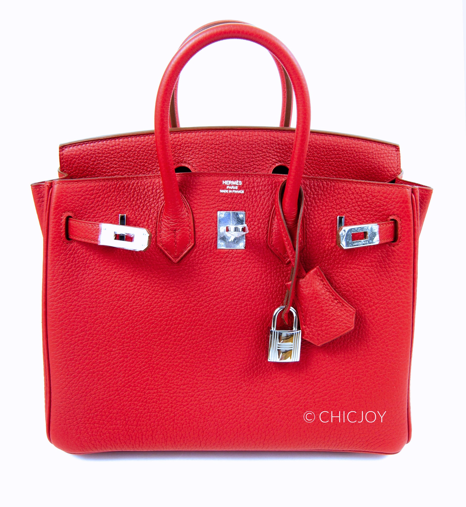 Hermes, Bags, Bnwb Hermes Birkin 25 Vermilion Red Swift Shw